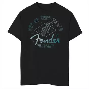 Футболка Fender Gradient Blue Hue с логотипом для мальчиков 8–20 лет Licensed Character