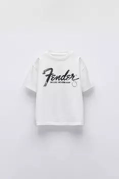 Футболка fender ZARA, белый