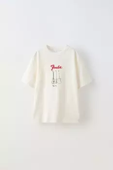 Футболка fender ZARA, устрично-белый