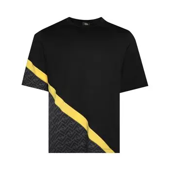 Футболка Fendi Черная/Серая