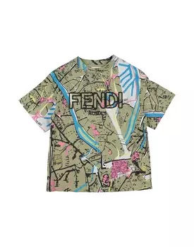 Футболка Fendi, зеленый
