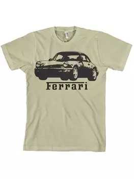 Футболка Ferrari, хаки