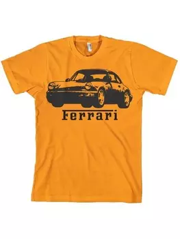 Футболка Ferrari, оранжевый