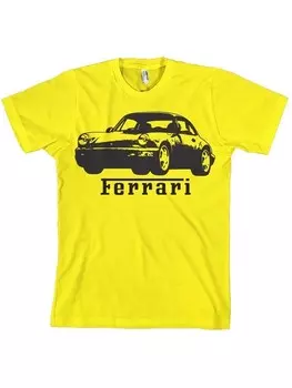 Футболка Ferrari, желтый