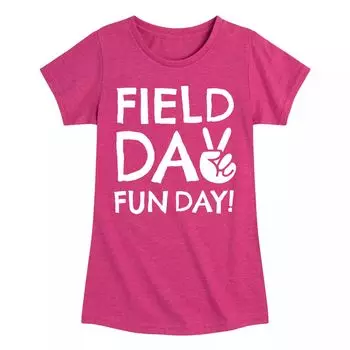 Футболка Field Day Fun Day Peace с рисунком для девочек 7–16 лет Licensed Character