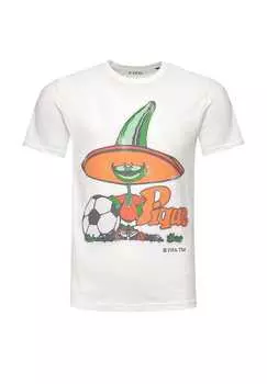 Футболка FIFA World Cup 1986 с крутым принтом FIFA Re:Covered, экрю