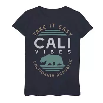 Футболка Fifth Sun Cali Vibes с рисунком медведя для девочек 7–16 лет Licensed Character