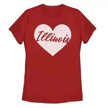 Футболка Fifth Sun Illinois Heart для юниоров