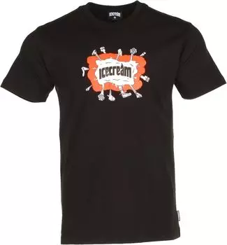 Футболка Fight с короткими рукавами Ice Cream, черный