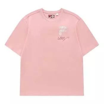 Футболка FILA FUSION Casual Logo Tee 'Pink', розовый