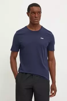 Футболка Fila из хлопка, темно-синий