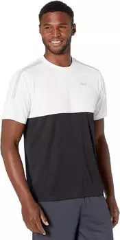 Футболка Fila Jani Crew, цвет White/Black/Silver