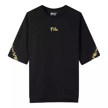 Футболка FILA Loose Short Sleeve Couple Style Black, черный