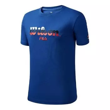 Футболка FILA x Wilson Crossover Tennis Sports Short Sleeve Royal blue, синий