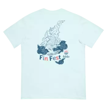 Футболка Fin Fest 2024 - Кейтлин Fahlo, цвет Chambray