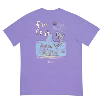 Футболка Fin Fest 2024 - Логан Fahlo, цвет Violet