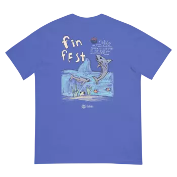 Футболка Fin Fest 2024 - Логан Fahlo, цвет Flo Blue
