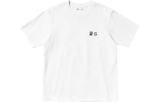 Футболка Final Fantasy Co-brand для мужчин, белая Uniqlo, белый