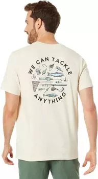 Футболка Fineline We Can Tackle Anything Crusher Life is Good, цвет Putty White