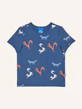 Футболка finkid, цвет dunkelblau/bunt