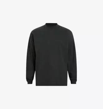 Футболка Finn с длинными рукавами из органического хлопка Allsaints, черный