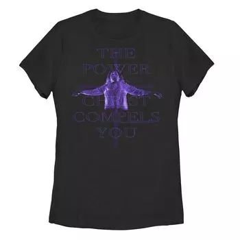 Футболка фиолетового цвета The Exorcist The Power Of Christ Compels You для юниоров Licensed Character