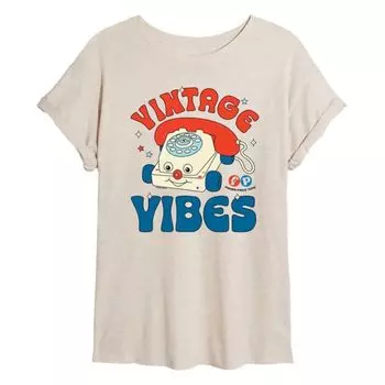Футболка Fisher Price Vintage Vibes большого размера для юниоров Fisher-Price, бежевый