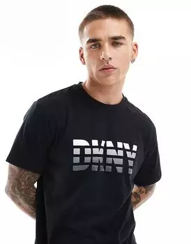 Футболка Fishercats черного цвета DKNY