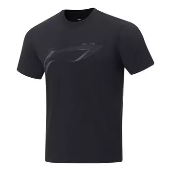 Футболка фитнес-серия спортивная футболка Li-Ning, черный