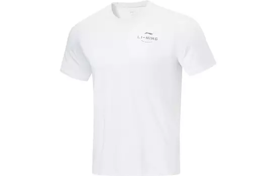 Футболка Fitness Series для мужчин, белая Lining, белый