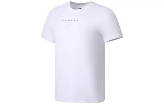 Футболка Fitness Series для мужчин, белая Lining, белый