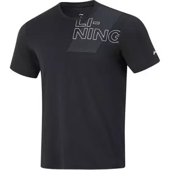 Футболка Fitness Series для мужчин, черная Lining, черный