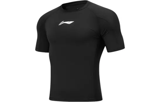 Футболка Fitness Series для мужчин, черная Lining, черный