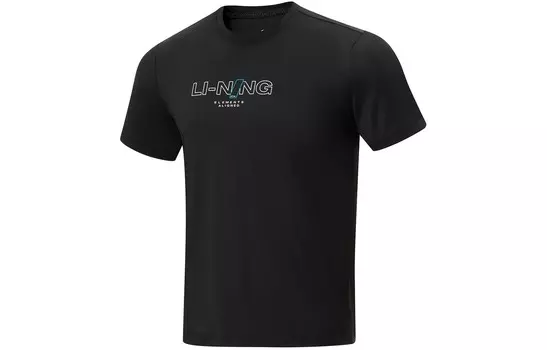 Футболка Fitness Series для мужчин, черная Lining, черный
