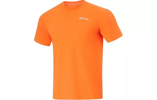 Футболка Fitness Series для мужчин цвета моркови и апельсина Lining, оранжевый