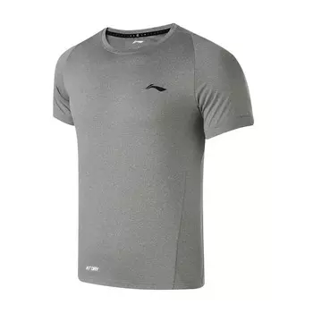 Футболка Fitness Series для мужчин, разноцветная, с цветочным принтом, серая Lining, серый