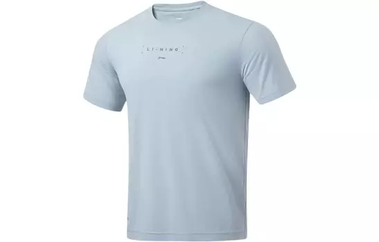Футболка Fitness Series для мужчин, синяя Lining, синий