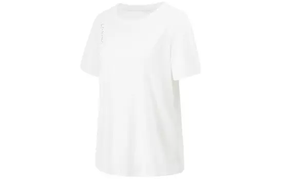 Футболка Fitness Series женская белая Lining