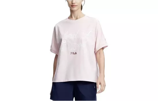 Футболка Fitness Series женская розовая бабочка Fila