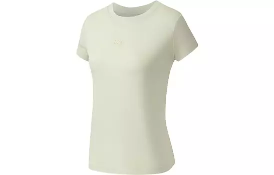 Футболка Fitness Series женская сине-белая нефритовая Lining