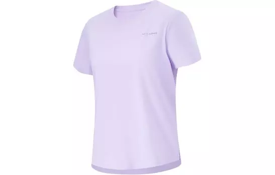 Футболка Fitness Series женская сиренево-фиолетовая Lining