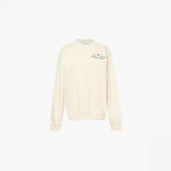 Футболка Fitness World с круглым вырезом из хлопкового трикотажа Sporty & Rich, бежевый