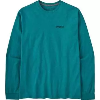 Футболка Fitz Roy Horizons Responsibili с длинными рукавами мужская Patagonia, цвет Belay Blue