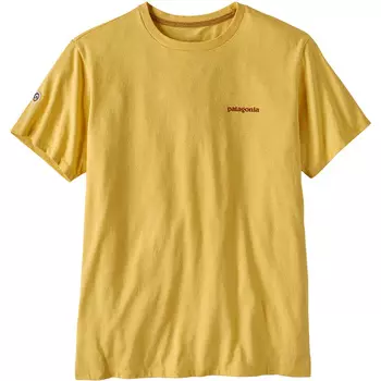 Футболка Fitz Roy Icon Responsibili Patagonia, желтый