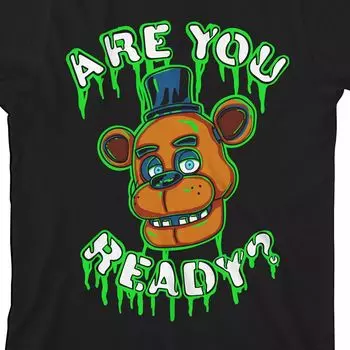 Футболка Five Nights at Freddy's для мальчиков 8–20 лет с рисунком «Вы готовы» Licensed Character