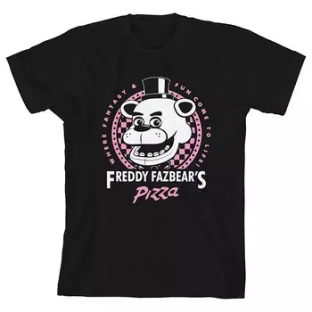 Футболка Five Nights at Freddy's для девочек 7–16 лет с рисунком Licensed Character, черный