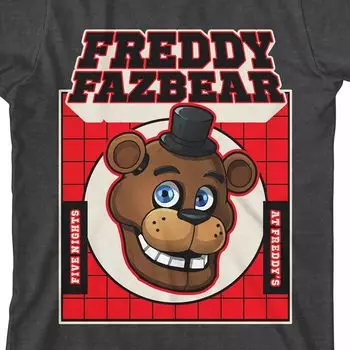 Футболка Five Nights At Freddy's Fazbear Grid для мальчиков 8–20 лет с рисунком Licensed Character