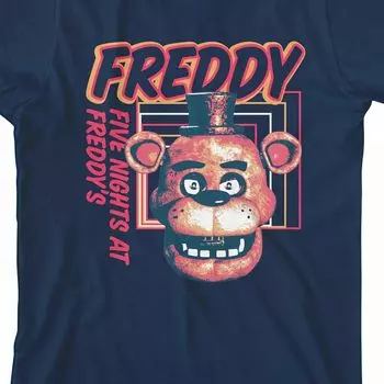 Футболка Five Nights At Freddy's Head для мальчиков 8–20 лет с рисунком Licensed Character