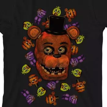 Футболка Five Nights at Freddy's с изображением персонажа для мальчиков 8–20 лет Licensed Character