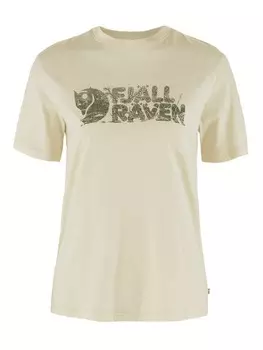 Футболка Fjallraven Lush Logo T-shirt W, белый
